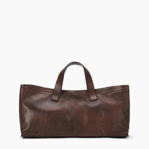PORT TOTE  ESPRESSO DISTRESSED