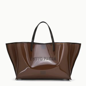 CHRISTOS LARGE TOTE ESPRESSO TUTTO PASSA