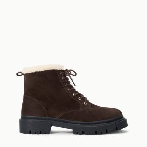 HENRY COMBAT BOOT ESPRESSO SUEDE