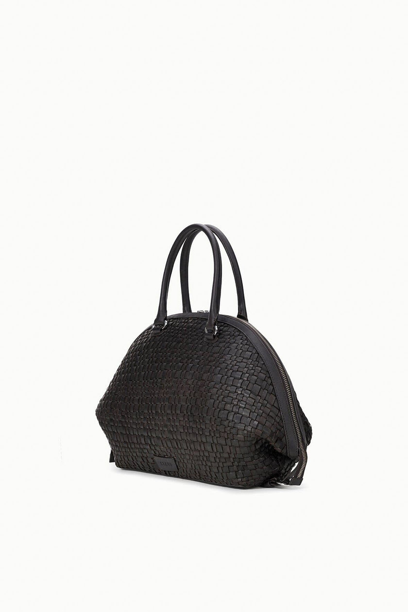 HESTER SATCHEL ESPRESSO WOVEN LEATHER - Image 3