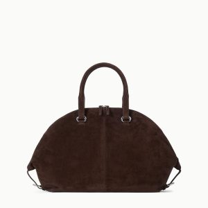 HESTER SATCHEL ESPRESSO SUEDE