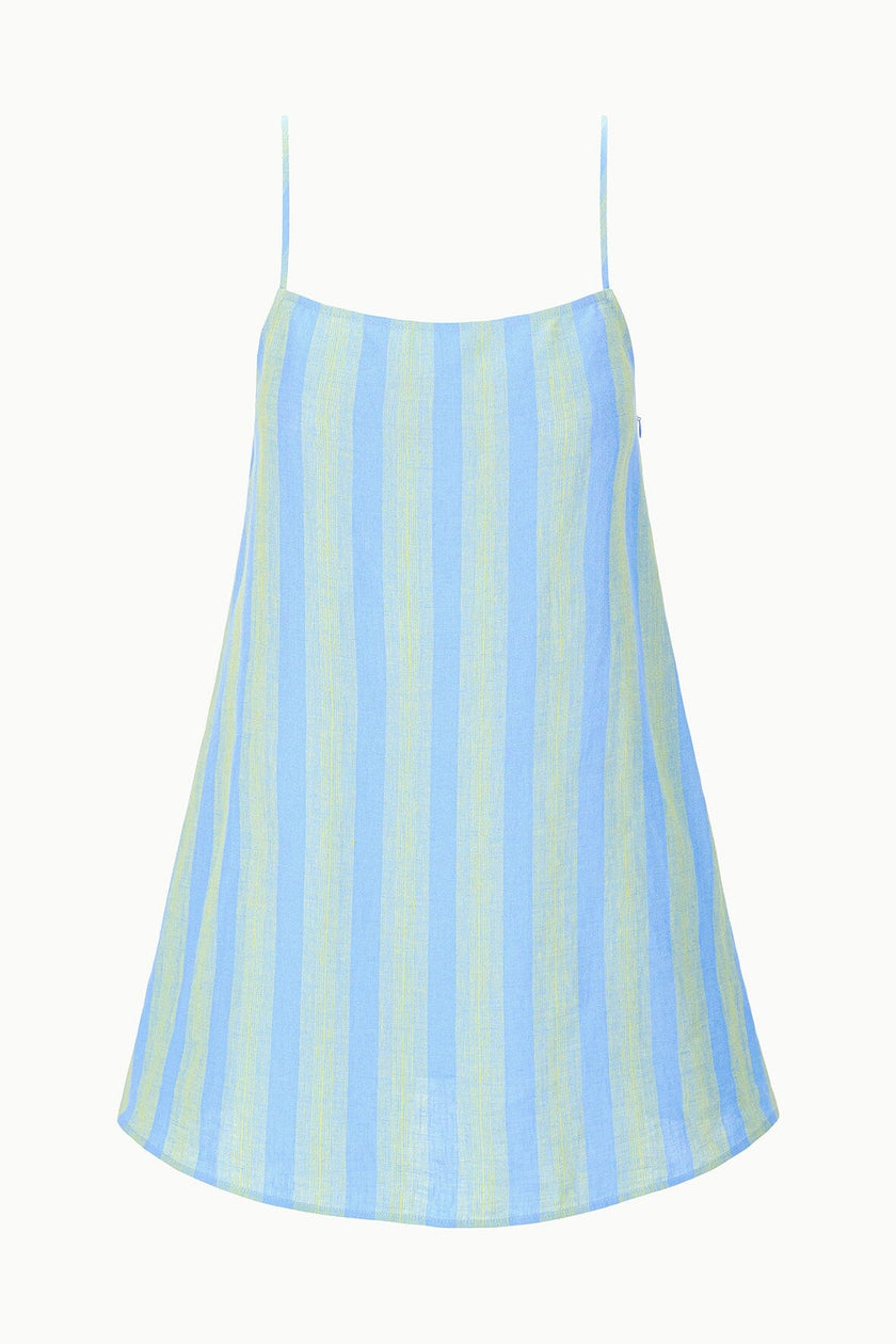 LAURA LINEN MINI DRESS SEAPORT STRIPE - Image 5