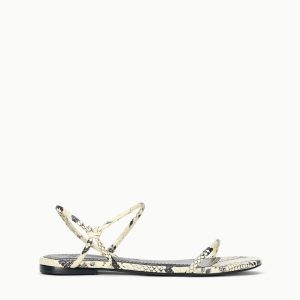 LAUREL SANDAL WHITE SNAKE