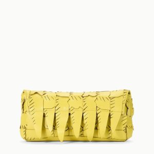LEAF CLUTCH CITRON