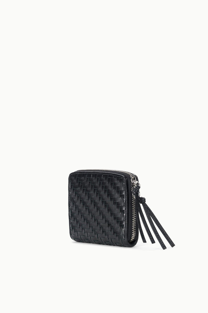 MAE HAND-WOVEN WALLET BLACK WOVEN - Image 2