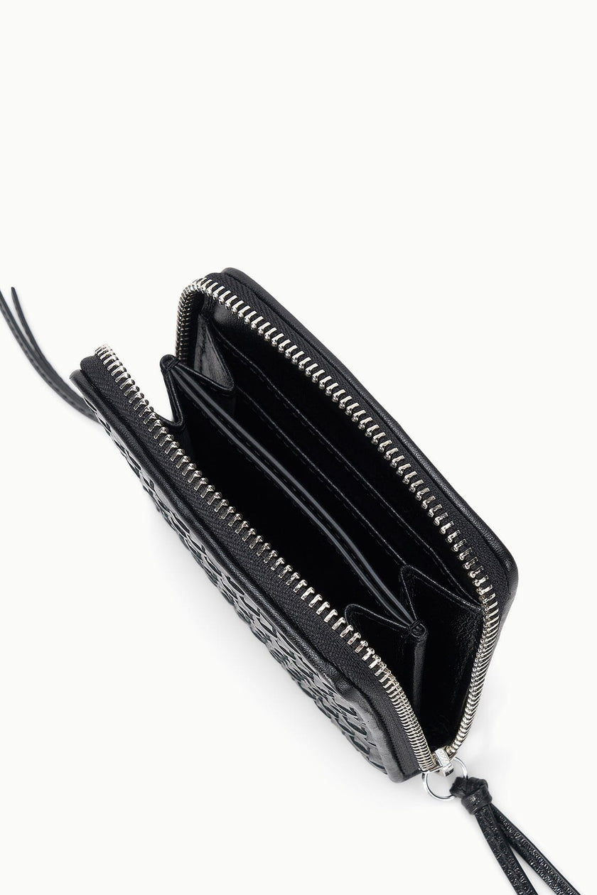 MAE HAND-WOVEN WALLET BLACK WOVEN - Image 4