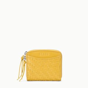 MAE HAND-WOVEN WALLET GOLDENROD