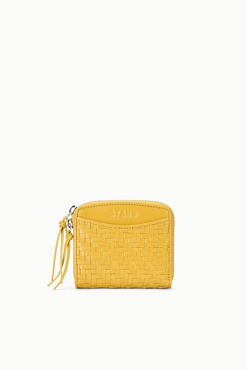 MAE HAND-WOVEN WALLET GOLDENROD