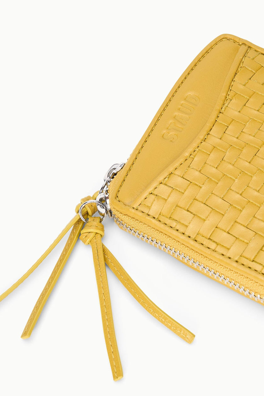 MAE HAND-WOVEN WALLET GOLDENROD - Image 3