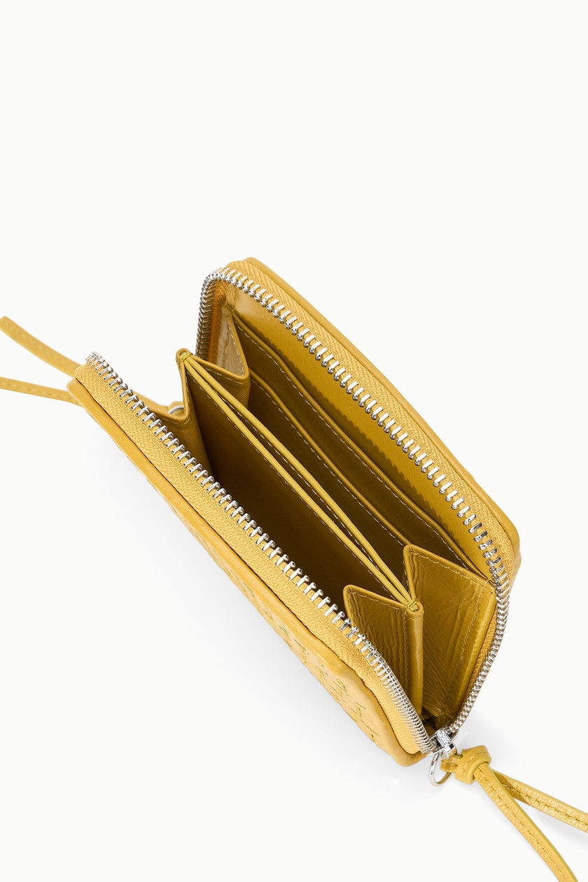 MAE HAND-WOVEN WALLET GOLDENROD - Image 4