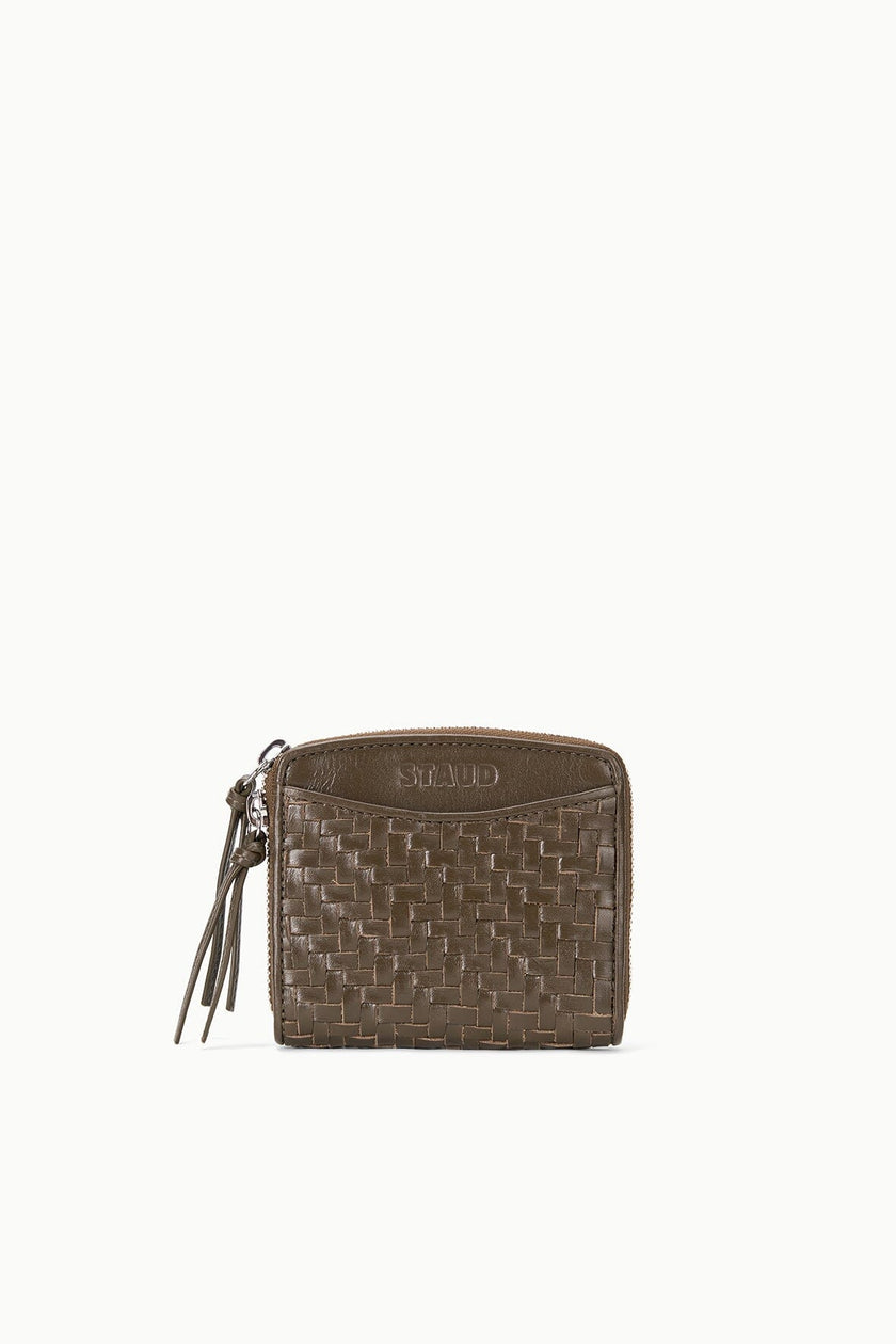 MAE HAND-WOVEN WALLET TRUFFLE