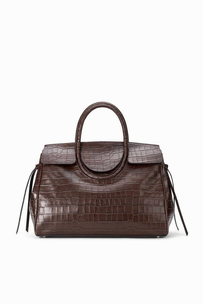 MAUDE CARRYALL ESPRESSO CROCO