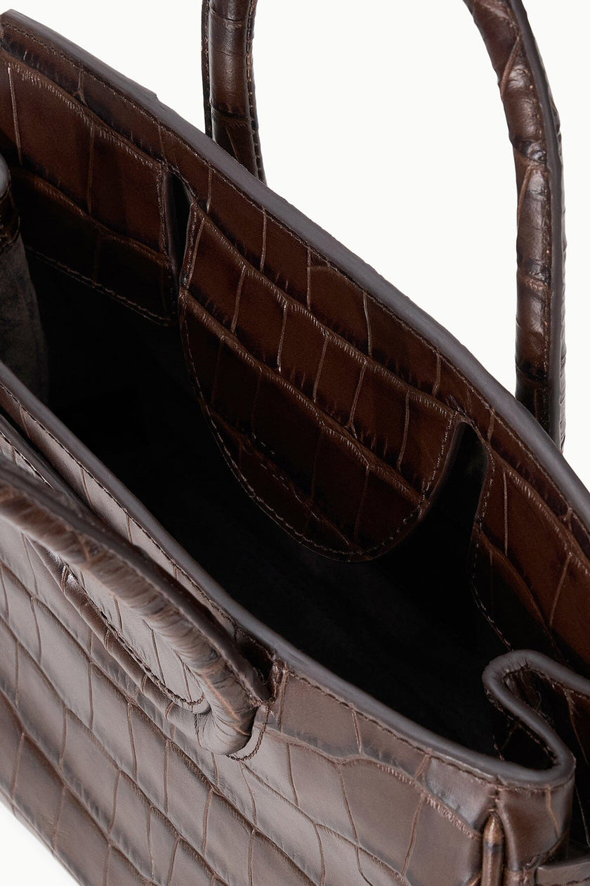MAUDE MINI CARRYALL ESPRESSO CROCO - Image 5