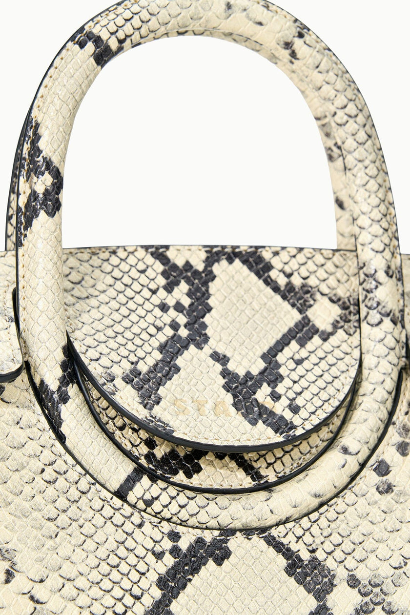 MAUDE MINI CARRYALL WHITE SNAKE - Image 6
