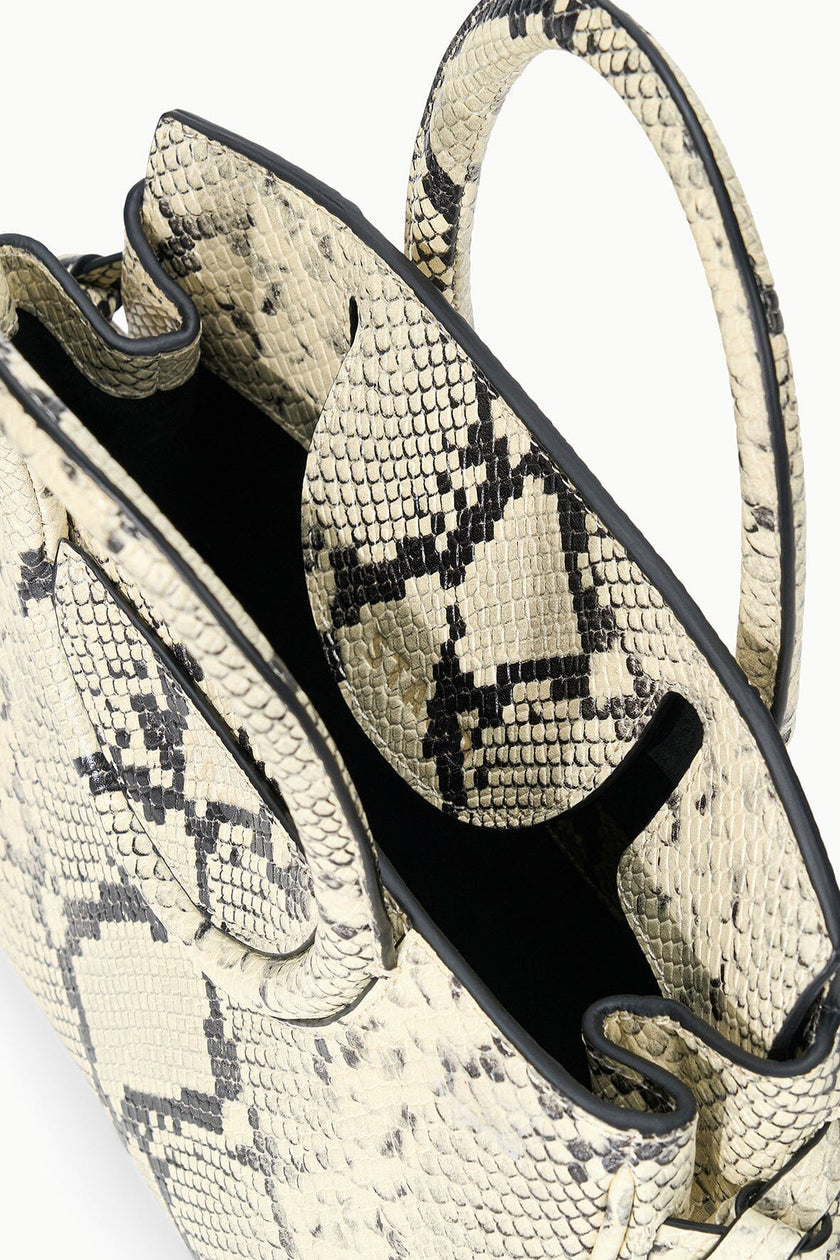 MAUDE MINI CARRYALL WHITE SNAKE - Image 7
