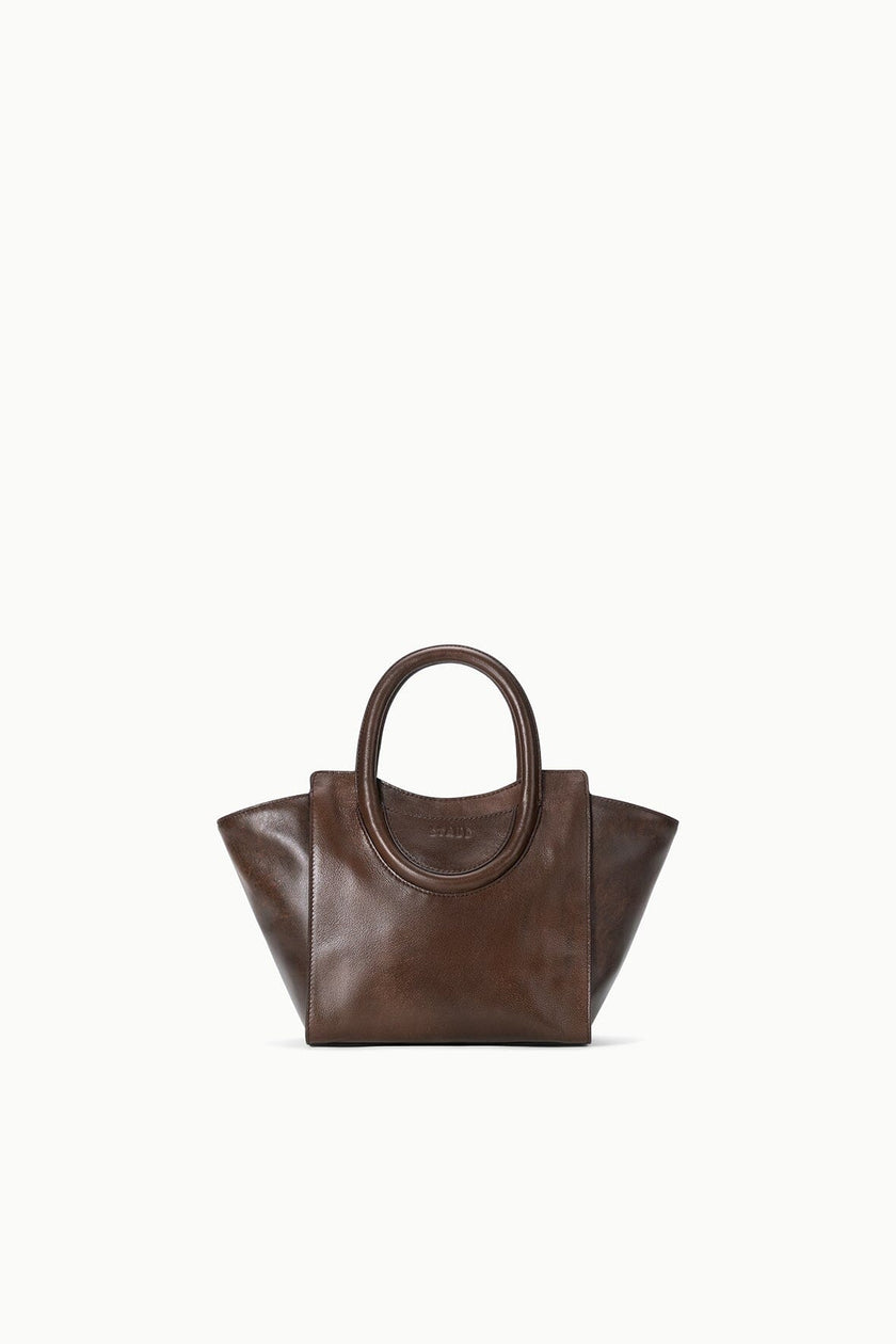 MAUDE MINI TOTE ESPRESSO DISTRESSED - Image 2