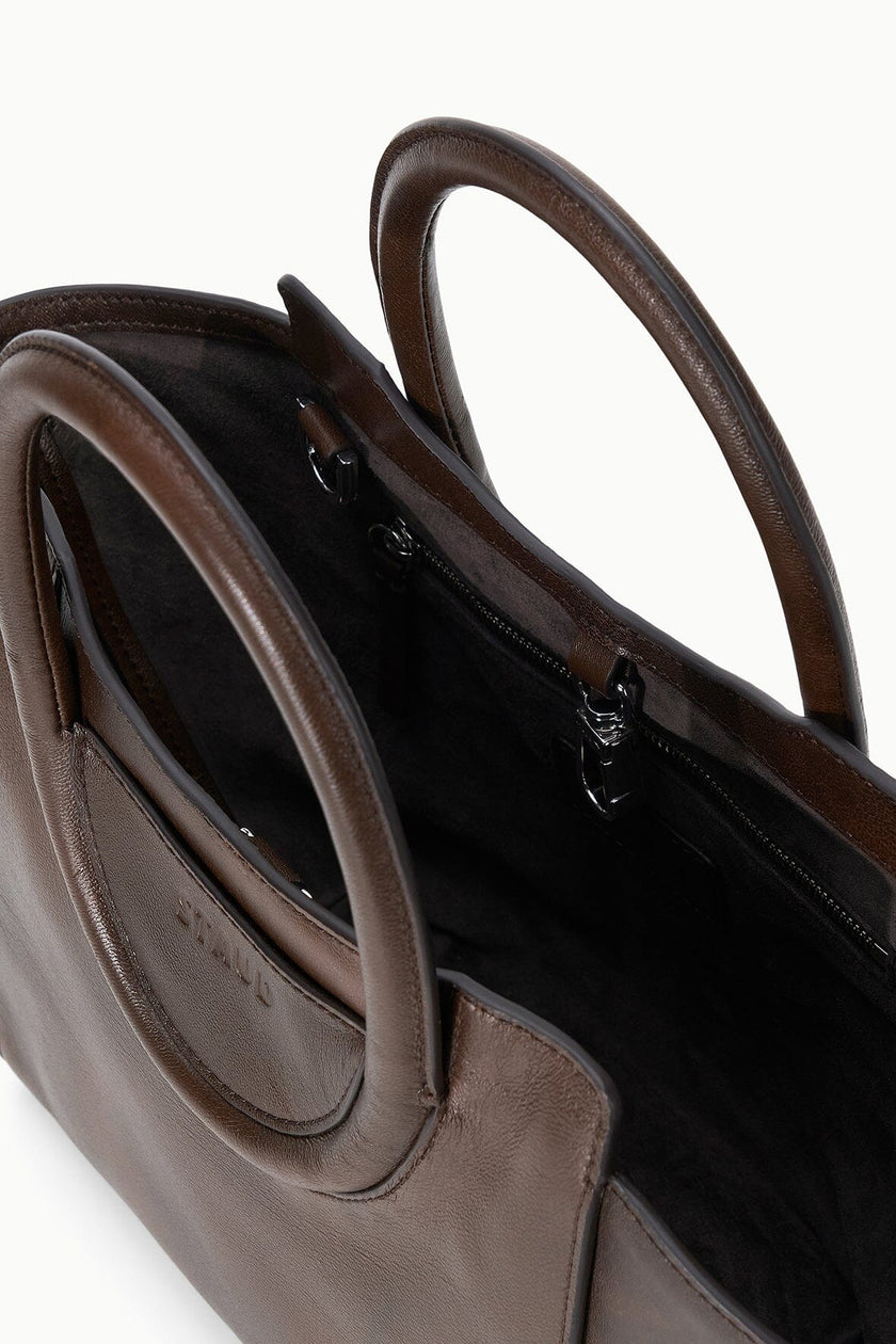 MAUDE MINI TOTE ESPRESSO DISTRESSED - Image 6