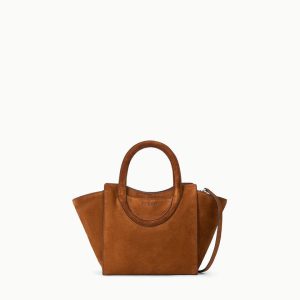 MAUDE MINI TOTE TABAC