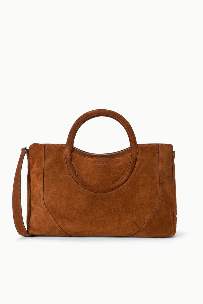 MAUDE SATCHEL TABAC SUEDE