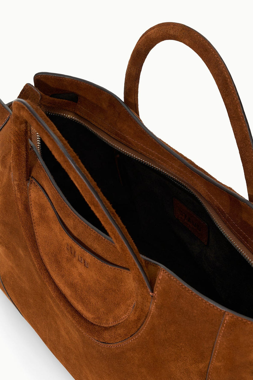 MAUDE SATCHEL TABAC SUEDE - Image 5