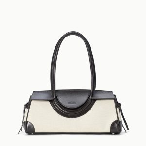 MAUDE SHOULDER BAG NATURAL ESPRESSO
