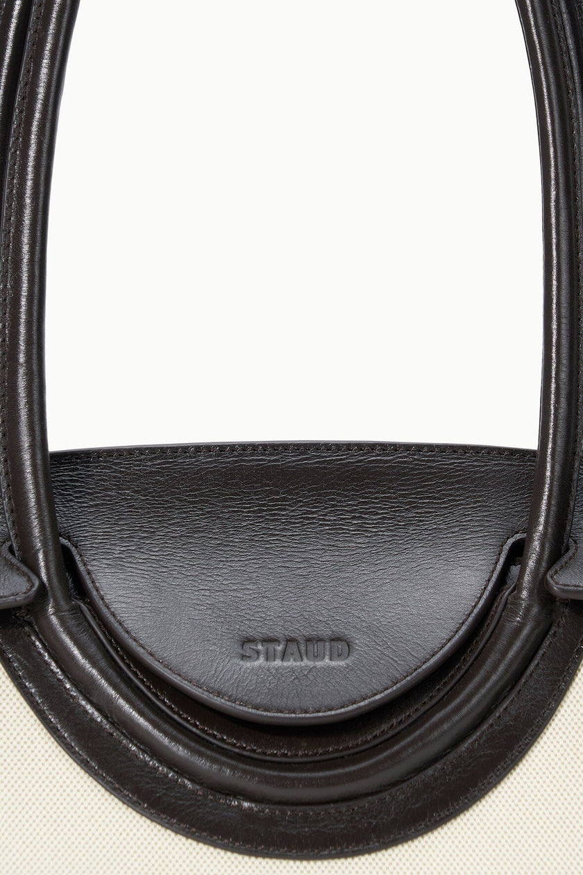 MAUDE SHOULDER BAG NATURAL ESPRESSO - Image 4