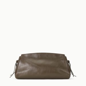 MAUDE SOFT CLUTCH  TRUFFLE