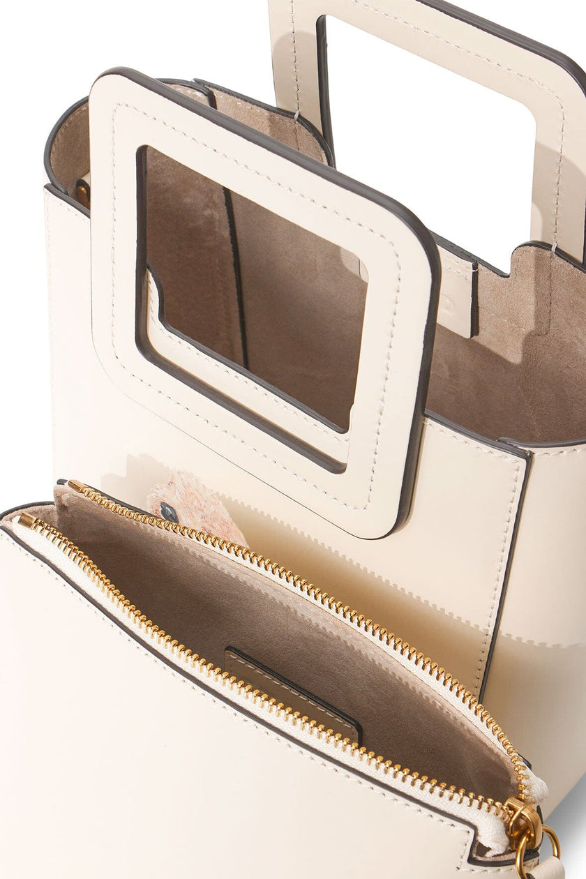 CUSTOM MINI SHIRLEY LEATHER BAG CREAM - Image 6