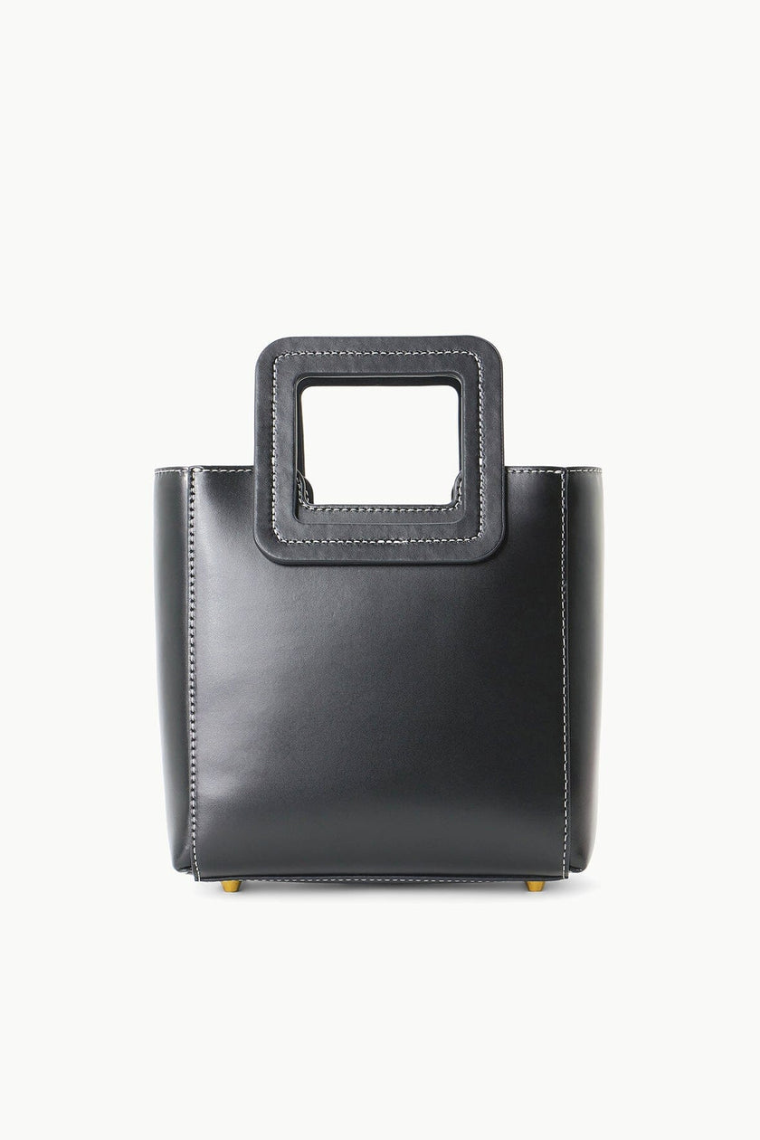 CUSTOM MINI SHIRLEY LEATHER BAG BLACK - Image 4
