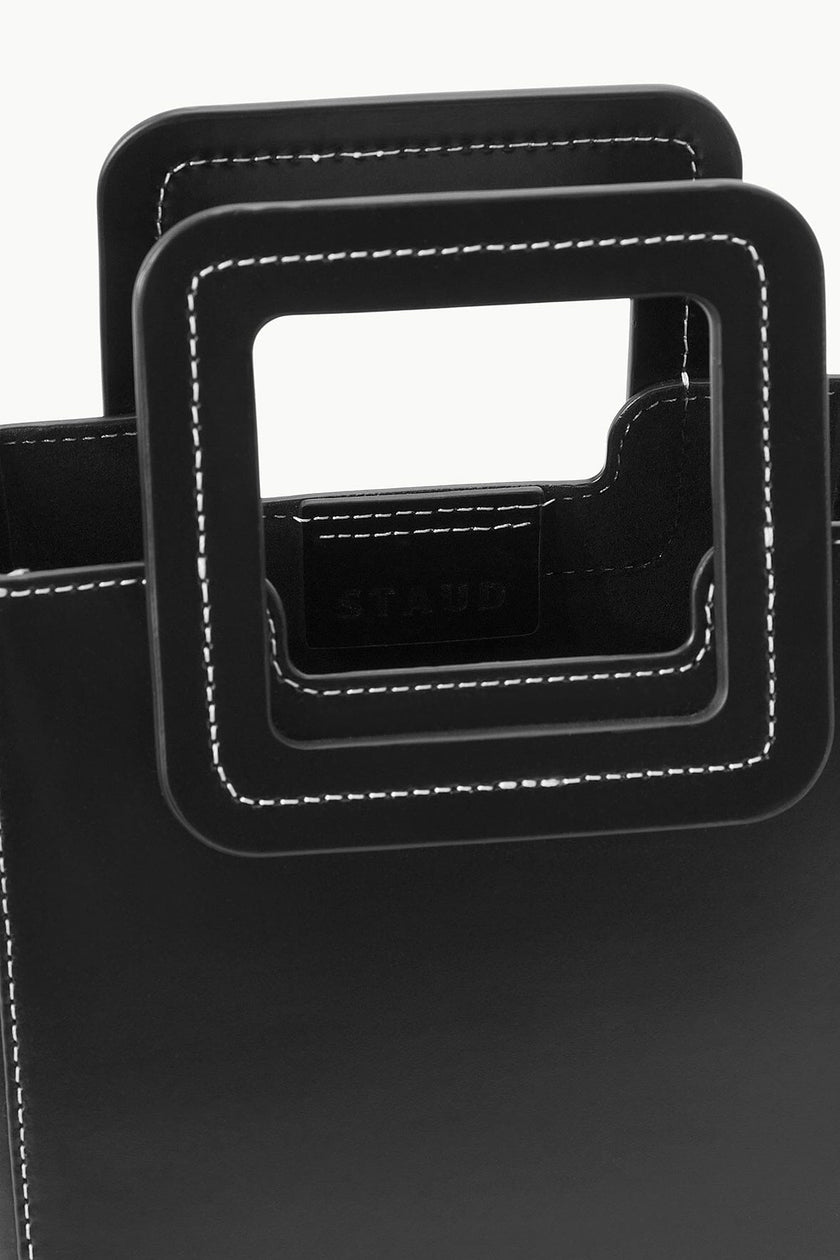 CUSTOM MINI SHIRLEY LEATHER BAG BLACK - Image 5