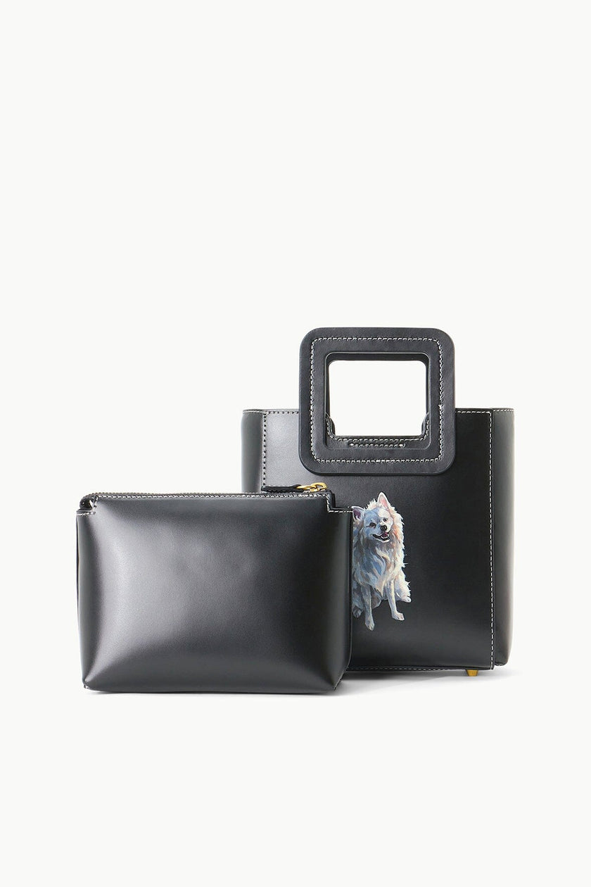 CUSTOM MINI SHIRLEY LEATHER BAG BLACK - Image 3