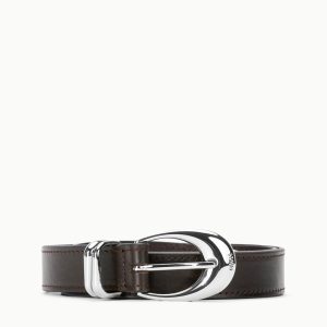 MOON METAL KEEPER BELT - 26 MM ESPRESSO