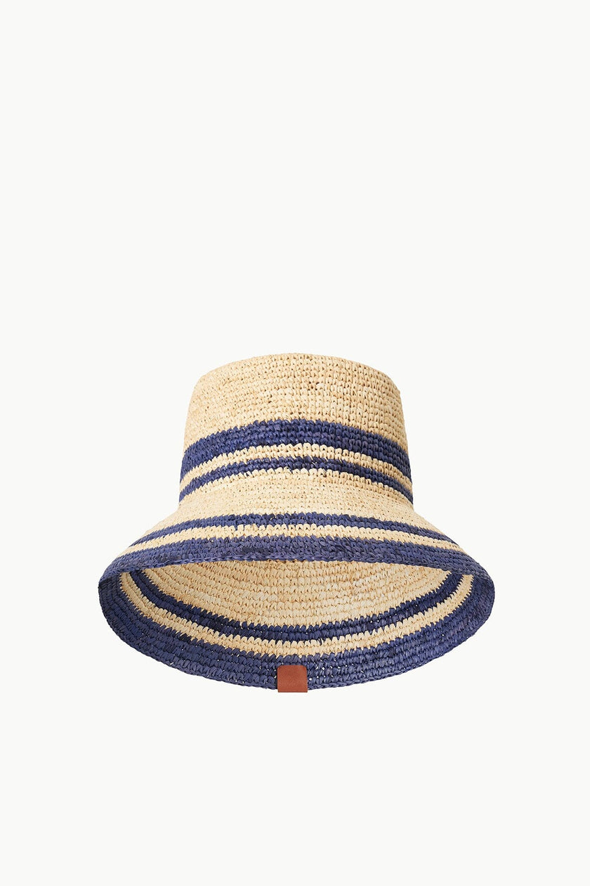 RITA BUCKET HAT NATURAL NAVY - Image 4