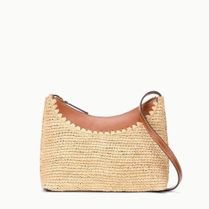 ROWEY RAFFIA BAG  NATURAL TAN