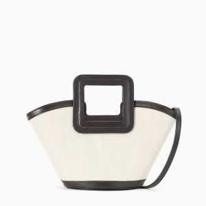 SHIRLEY MINI BUCKET NATURAL ESPRESSO