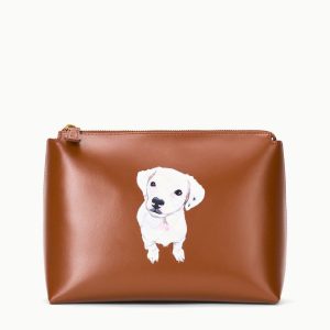 CUSTOM SHIRLEY POUCH TAN