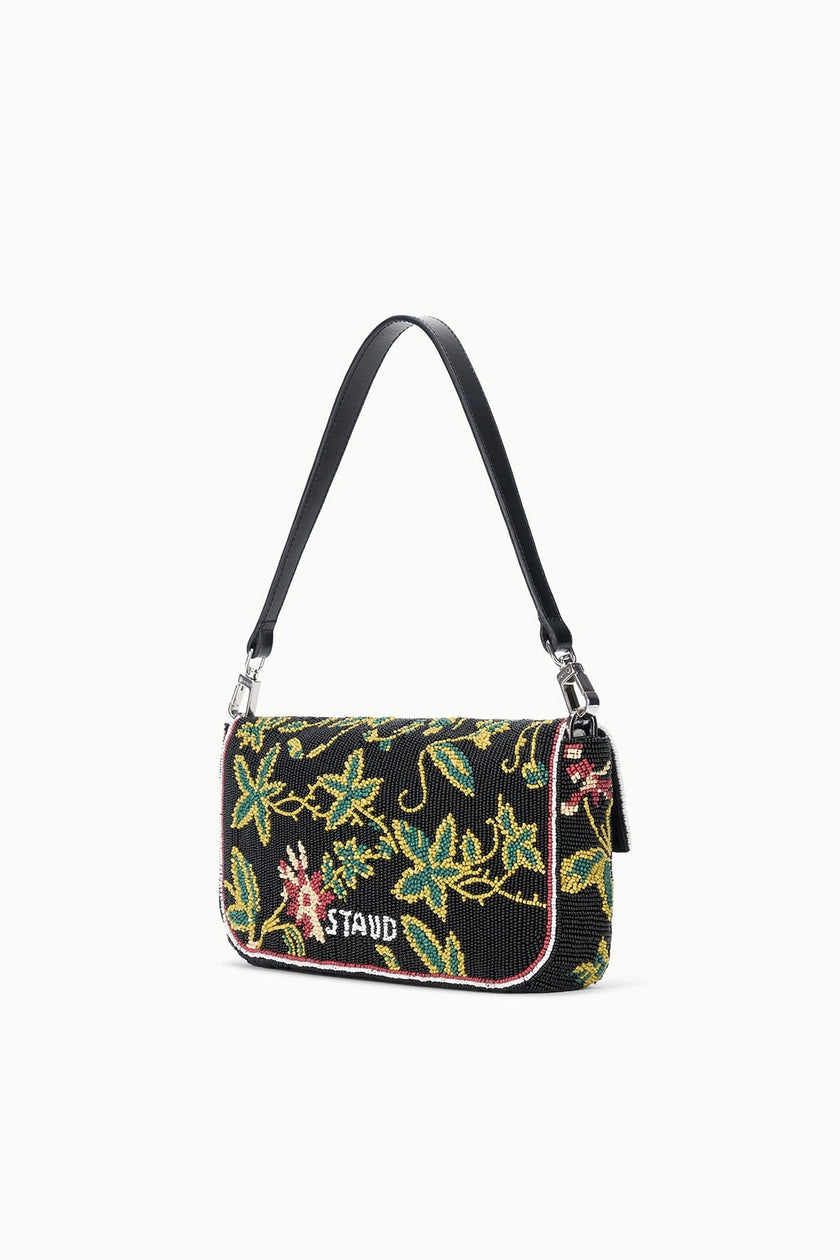 TIMMY SHOULDER BAG BLACK FLORAL - Image 3