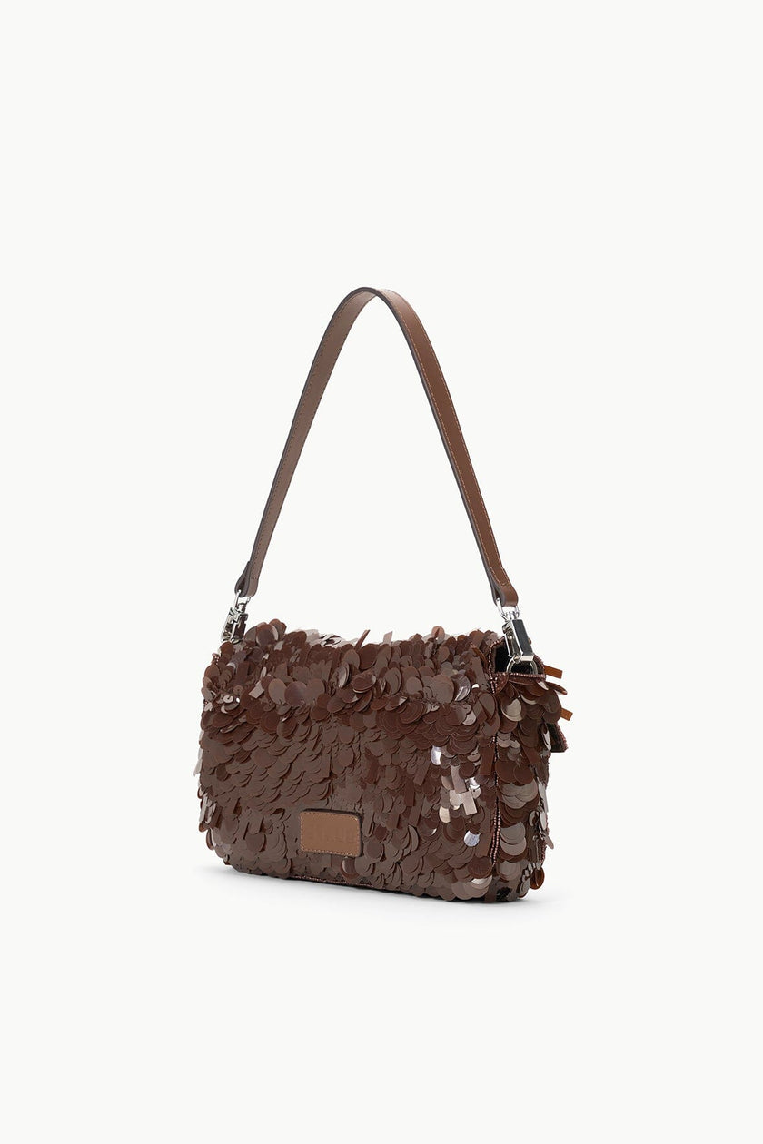 TIMMY SHOULDER BAG CACAO SEQUINS - Image 2