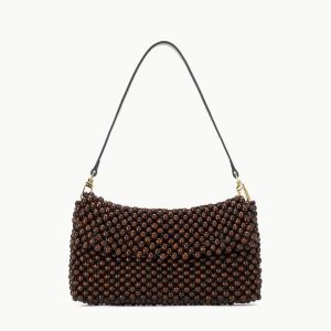TIMMY SHOULDER BAG DARK BROWN