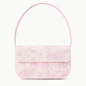 TOMMY BEADED BAG IVORY CHERRY BLOSSOM TOILE