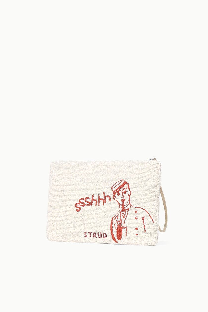 TOMMY BEADED LARGE POUCH DO NOT DISTURB - Image 4