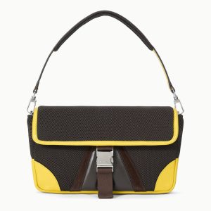 TONY SHOULDER BAG  ESPRESSO LEMON