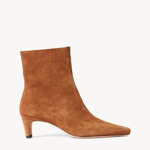 WALLY ANKLE BOOT  TAN SUEDE