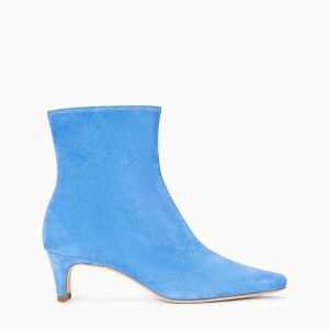 WALLY ANKLE BOOT  STAUD BLUE SUEDE