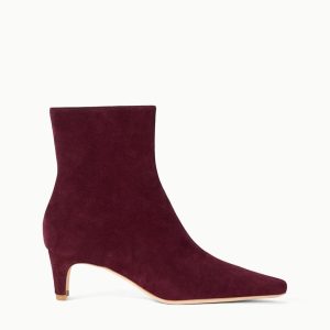 WALLY ANKLE BOOT  SYRAH SUEDE