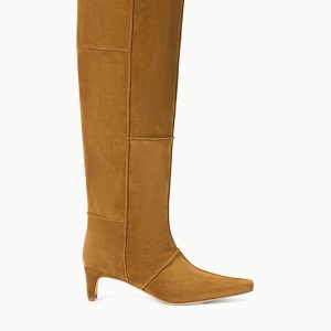 WALLY BOOT  PATCHWORK TAN SUEDE