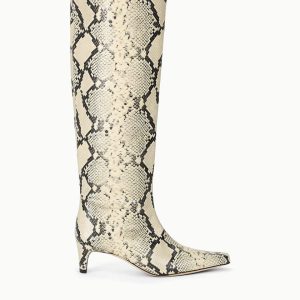 WALLY BOOT  WHITE SNAKE