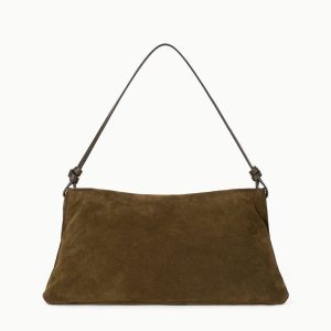 WALLY SHOULDER BAG TRUFFLE SUEDE