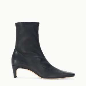 WALLY SOCK ANKLE BOOT  BLACK