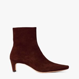WALLY ANKLE BOOT  MAHOGANY SUEDE